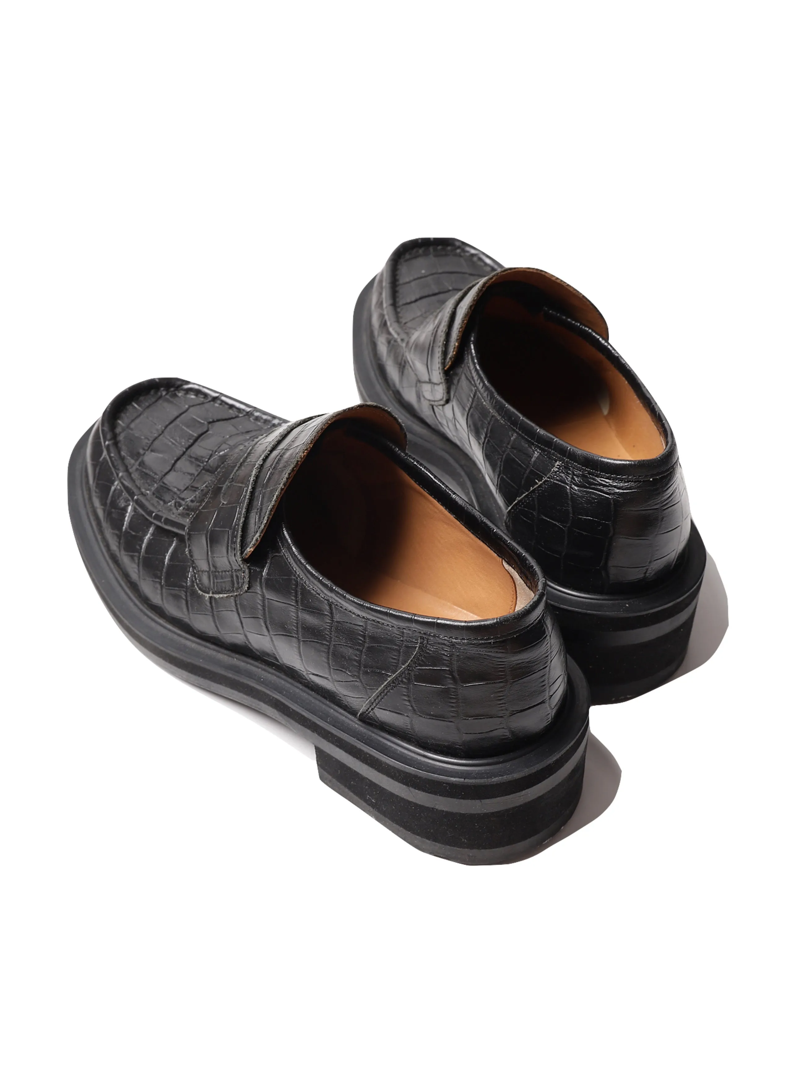 LEATHER LOAFERS