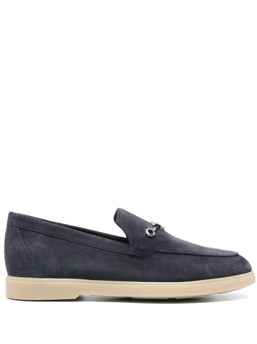 logo-plaque loafers