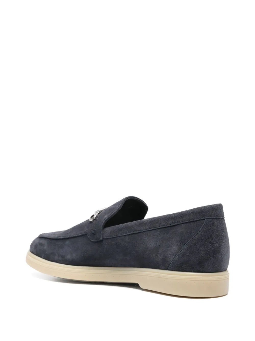 logo-plaque loafers