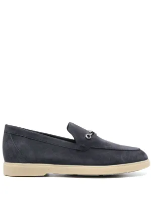 logo-plaque loafers