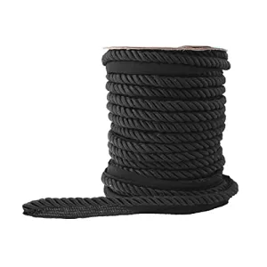 Mandala Crafts Twisted Lip Cord Trim by The Yard - Lip Cording for Sewing Pillows Upholstery Trim Edge Sewing Piping Cord - 7mm