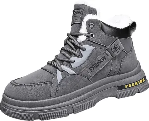 Men Work Boots with Zipper Hiking Sneakers Shoes Slip On Women Safety Shoes Business Casual Platform Sneakers Lightweight Safety Hike Grounded Footwear