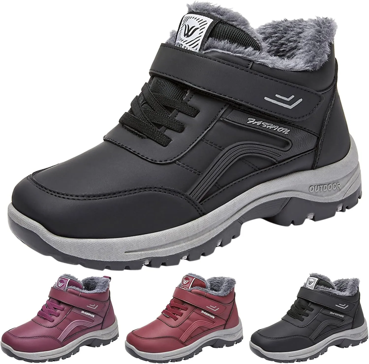 Men Work Boots with Zipper Hiking Sneakers Shoes Slip On Women Safety Shoes Business Casual Platform Sneakers Lightweight Safety Hike Grounded Footwear