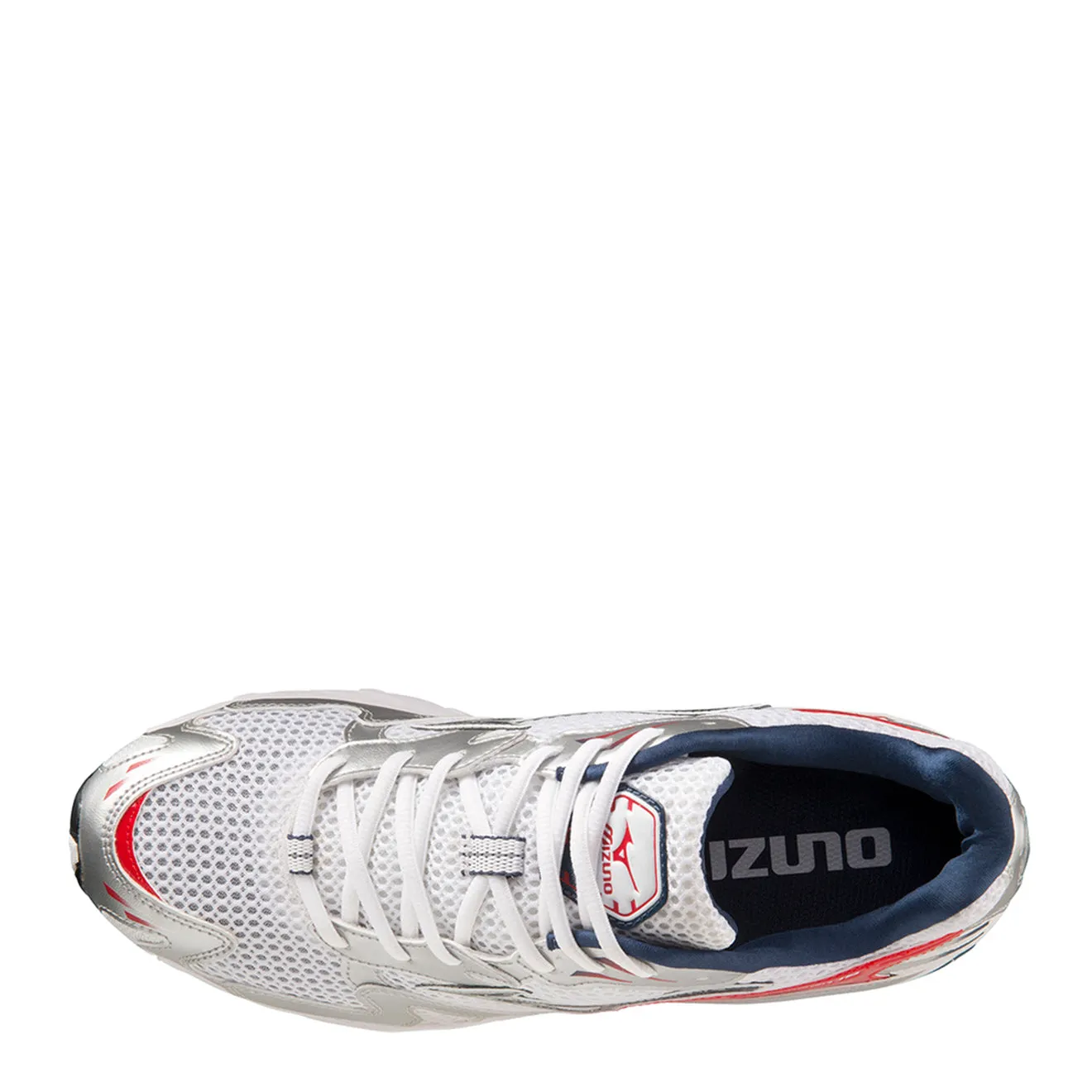 Mizuno Wave Rider 10 Premium White/Insignia Blue/High Risk Red