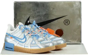 Nike CU6015 Silver/Blue Air Rubber Dunk Off White Trainers UK 11 👟
