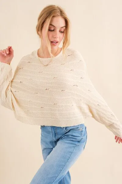 ONLINE EXCLUSIVE And The Why Dolman Sleeves Sweater