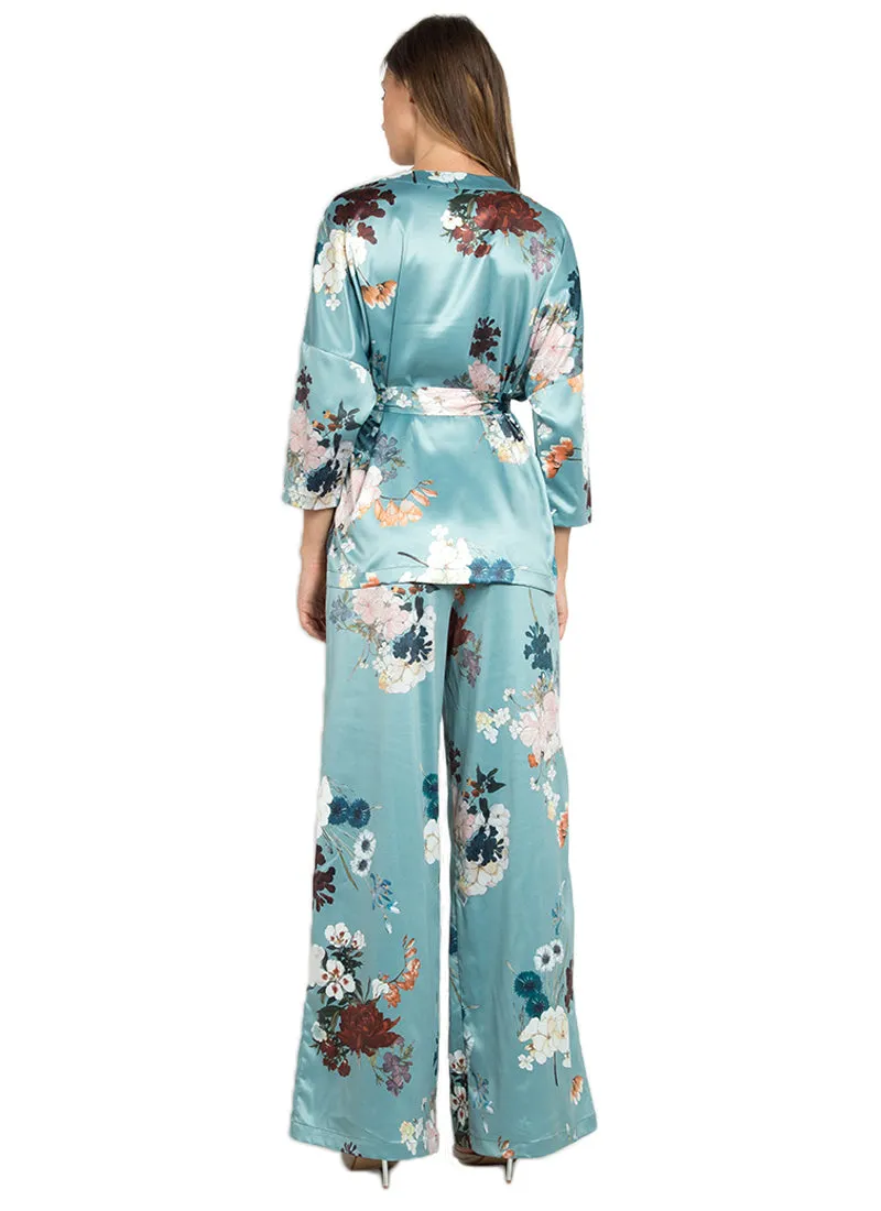 Orientalia Satin Pajama Suit