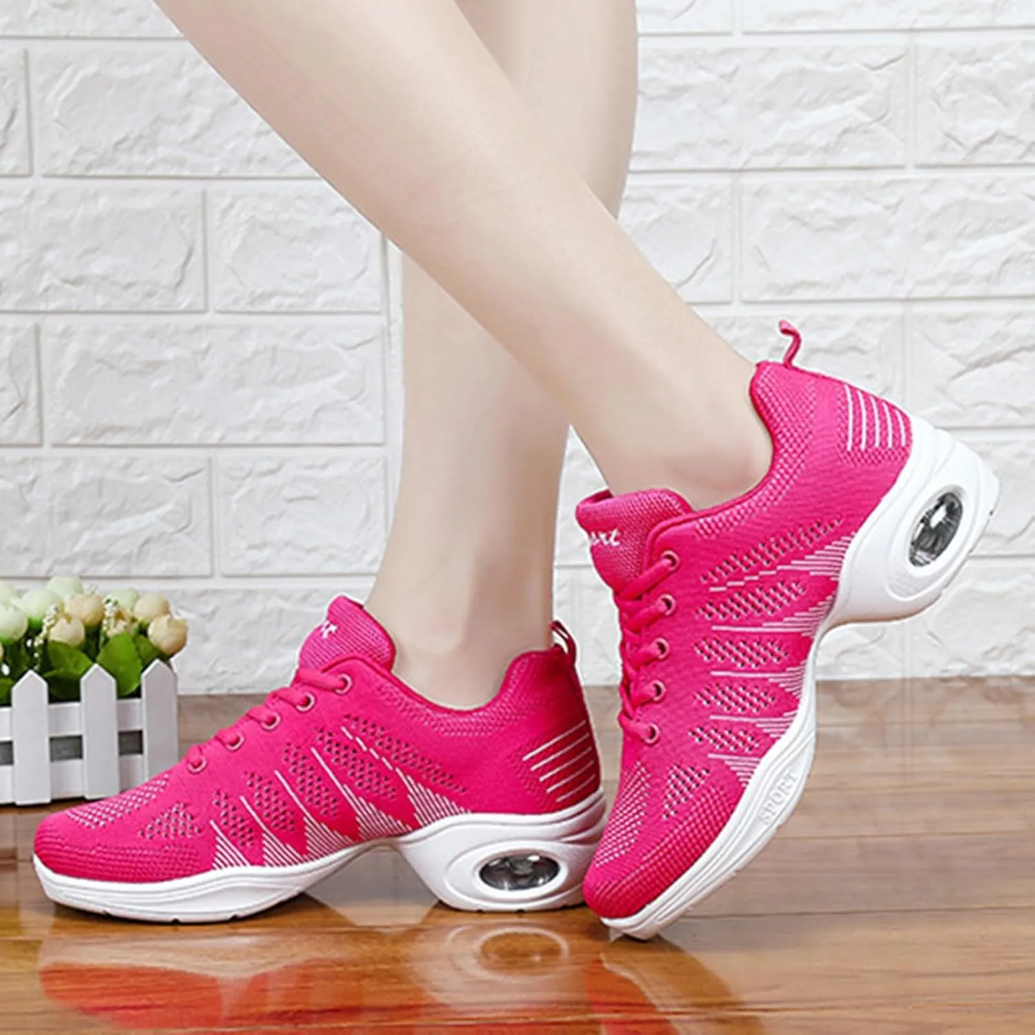Orthopedic Shoes for Women Breathable Soft Mesh Sneakers Lace Up Cushion Split Sole Sports Walking