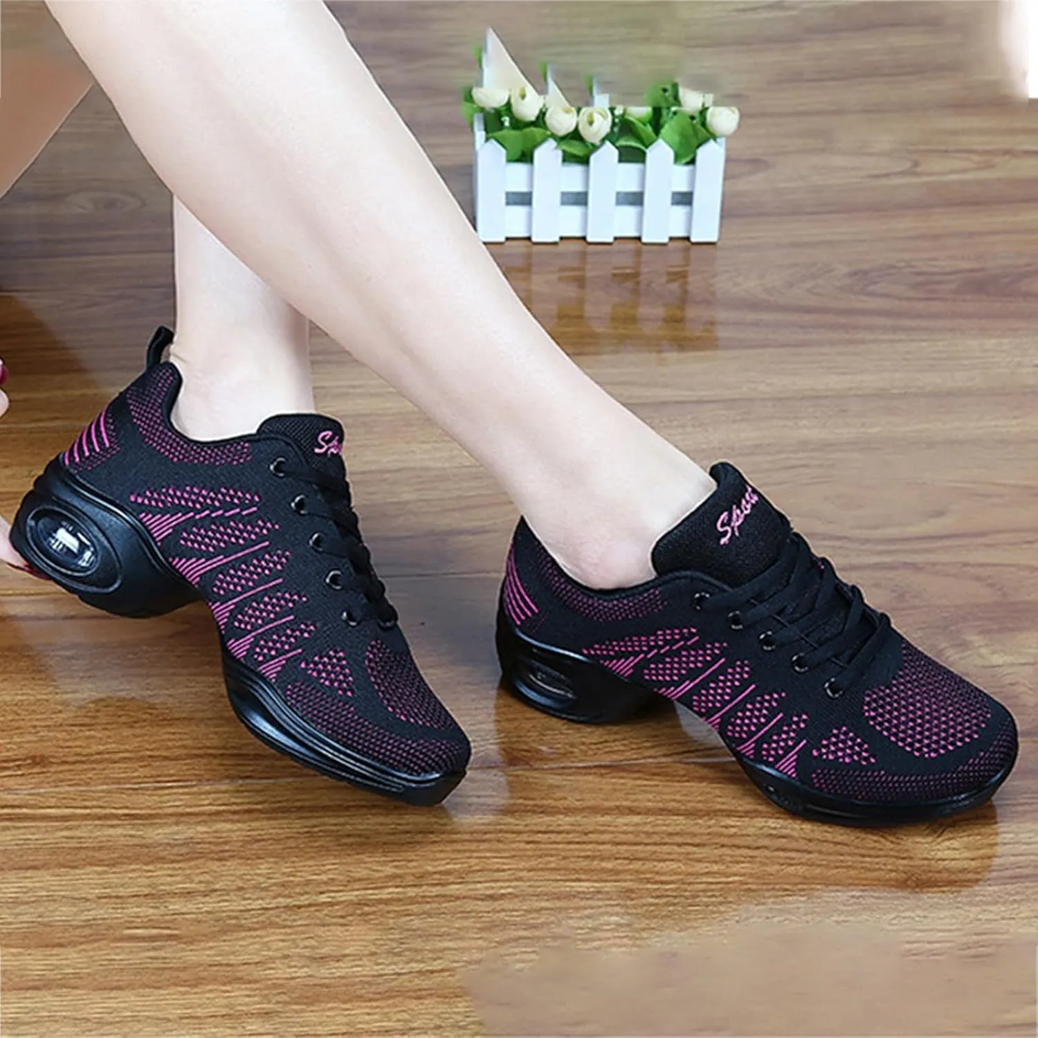 Orthopedic Shoes for Women Breathable Soft Mesh Sneakers Lace Up Cushion Split Sole Sports Walking
