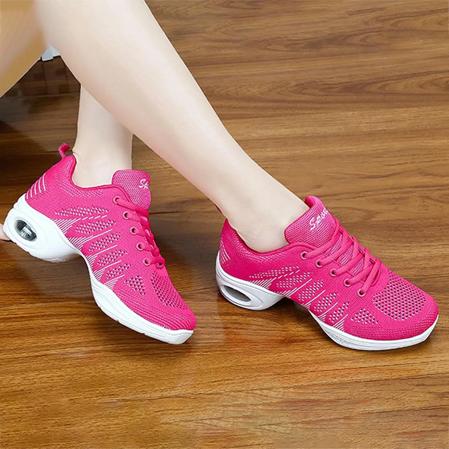 Orthopedic Shoes for Women Breathable Soft Mesh Sneakers Lace Up Cushion Split Sole Sports Walking