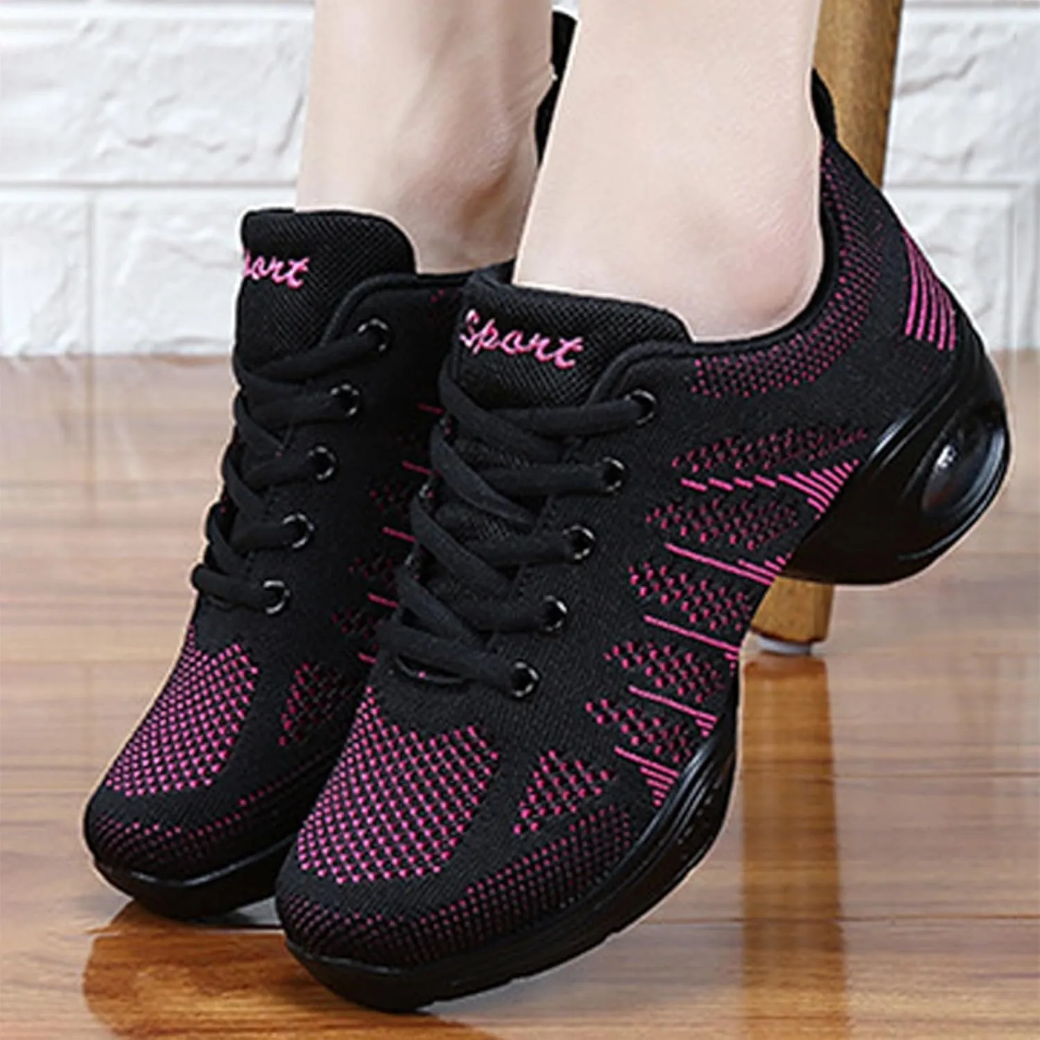 Orthopedic Shoes for Women Breathable Soft Mesh Sneakers Lace Up Cushion Split Sole Sports Walking