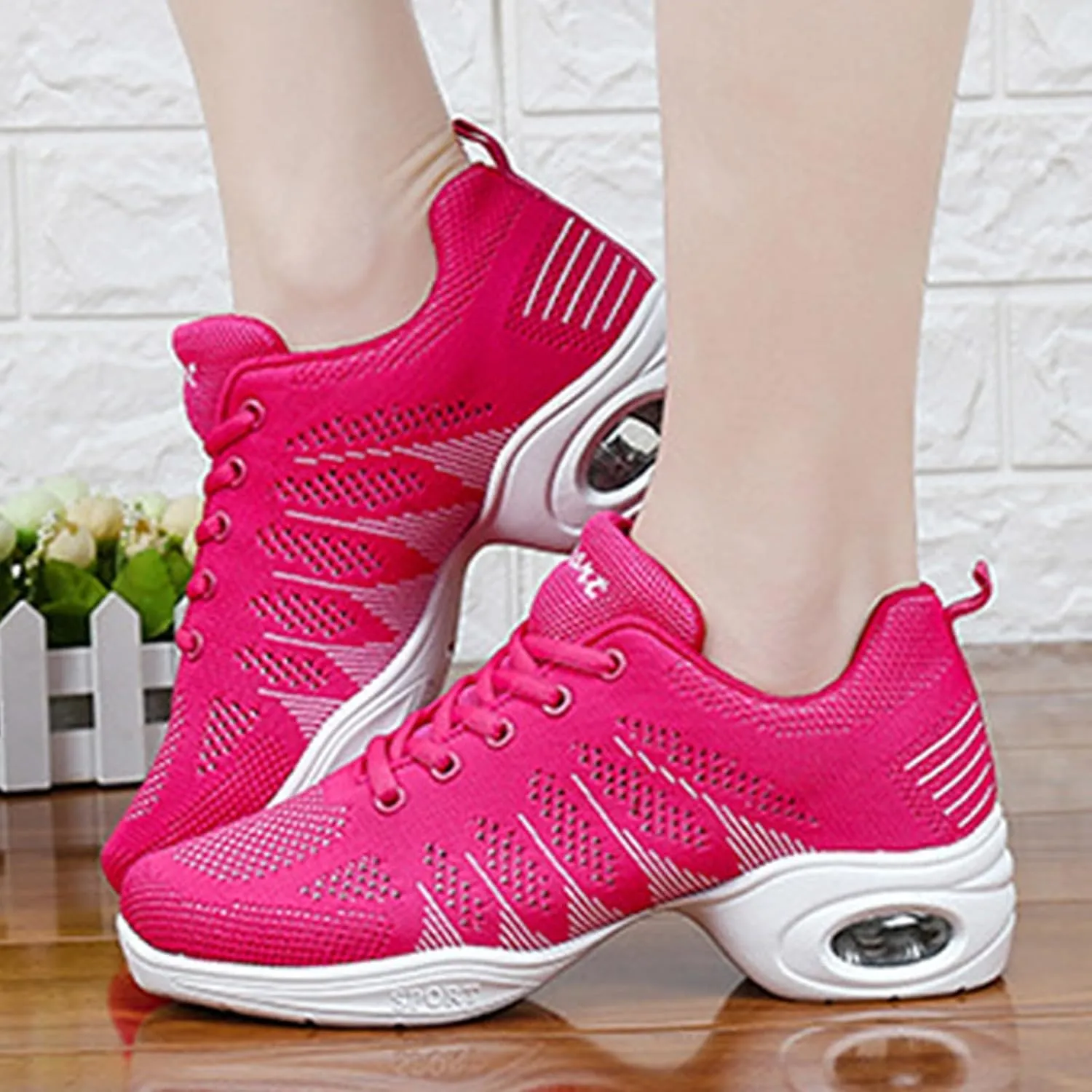 Orthopedic Shoes for Women Breathable Soft Mesh Sneakers Lace Up Cushion Split Sole Sports Walking