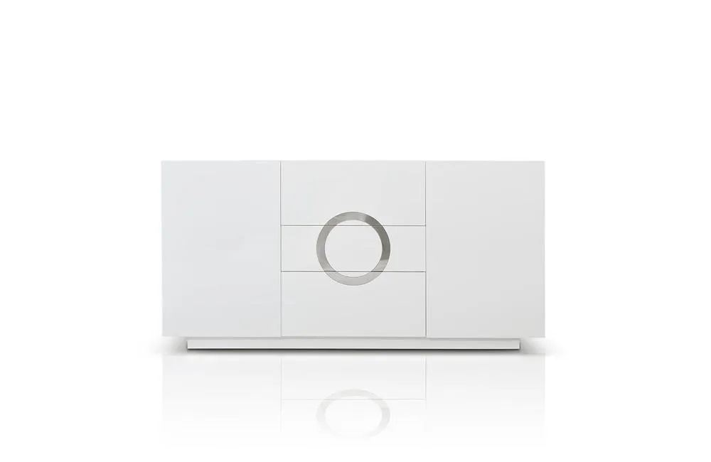 Ovidius Lacquer Modern Buffet White
