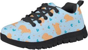 Pinupub Boys Girls Sports Shoes Breathable Non Slip Running Walking Tennis Fashion Sneakers for Kids