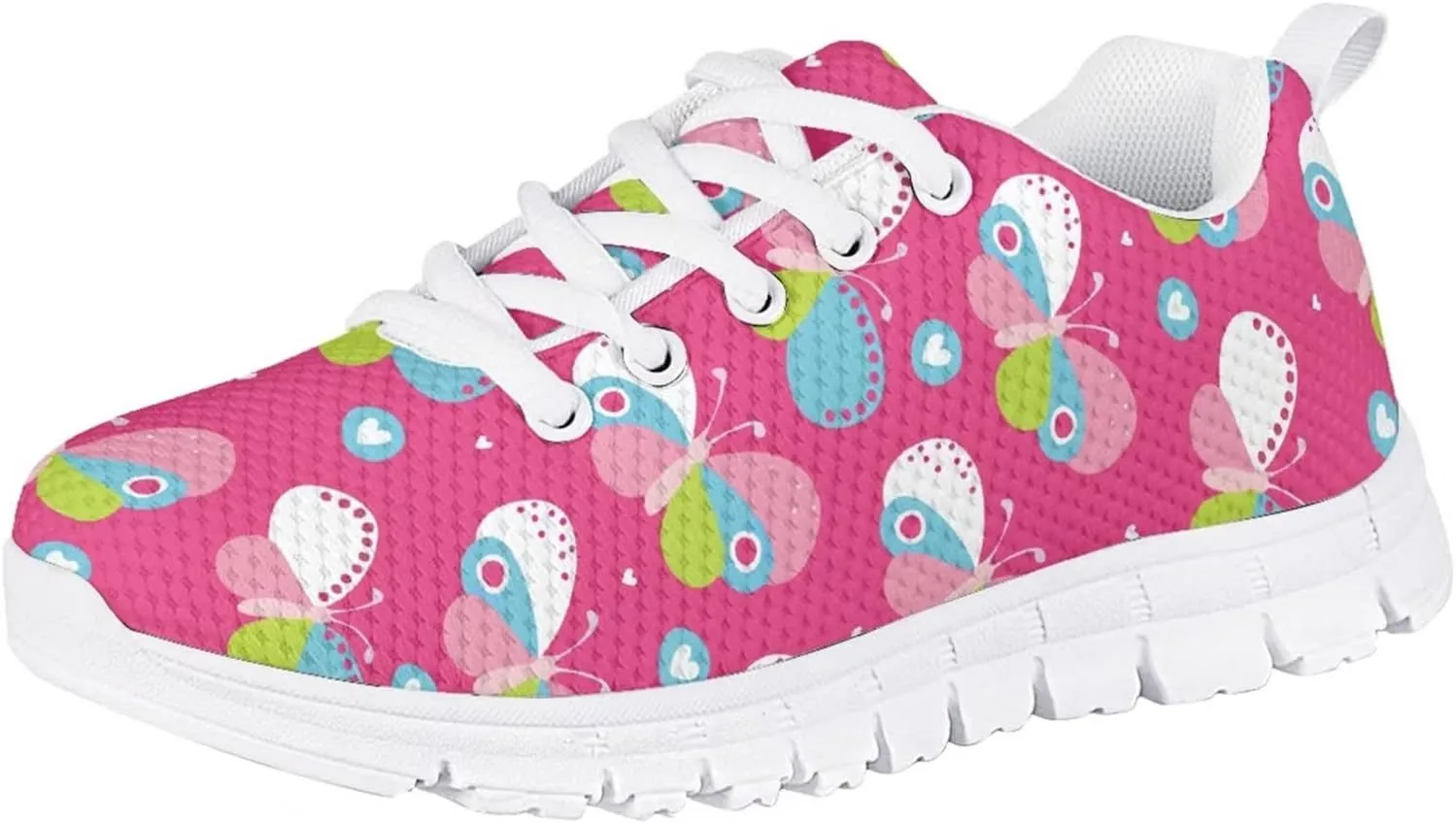 Renewold Fashion Kids Shoes Girls Tennis Sport Running Sneakers Casual Walking Sneakers