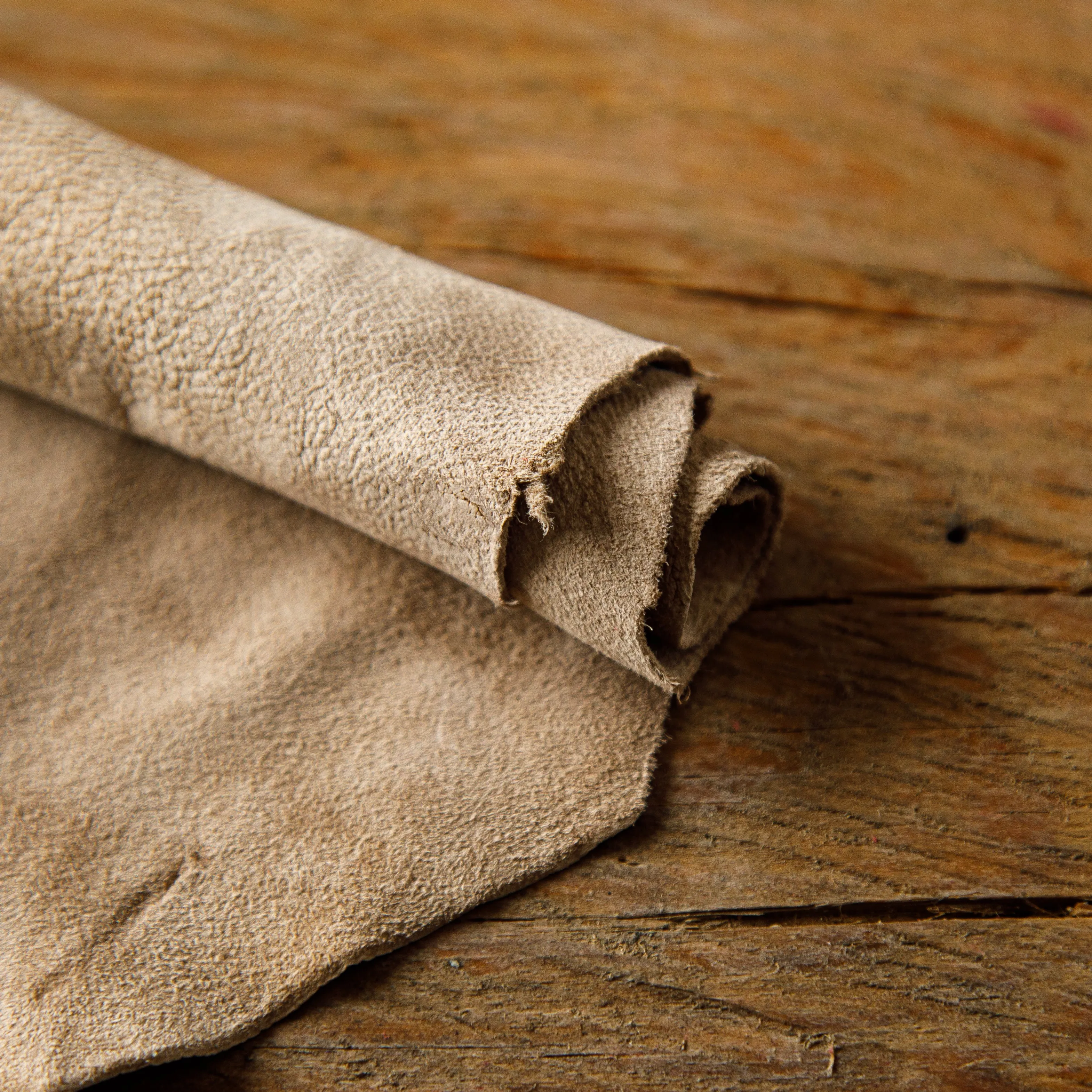 Rugged Desert Tan Goat Suede