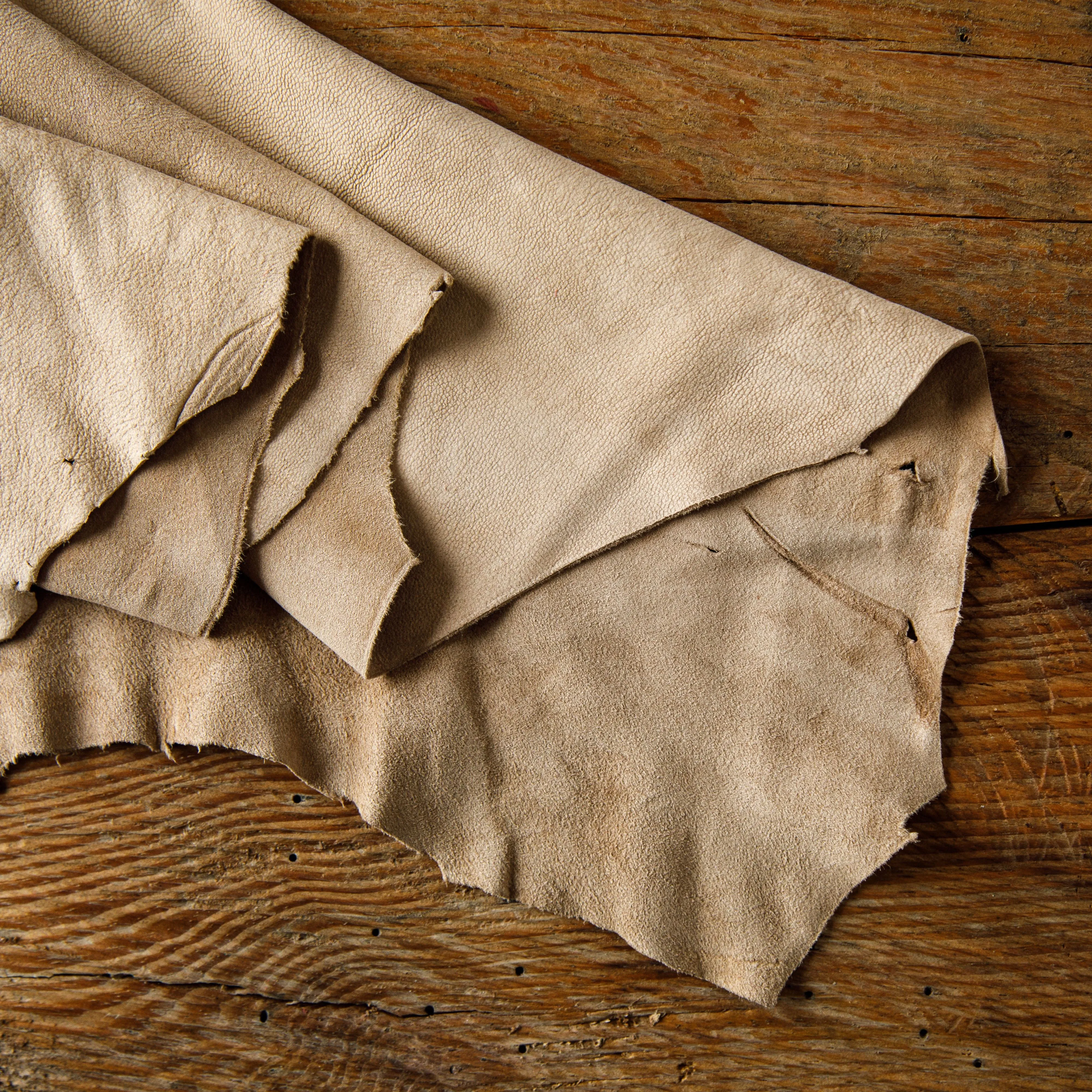 Rugged Desert Tan Goat Suede