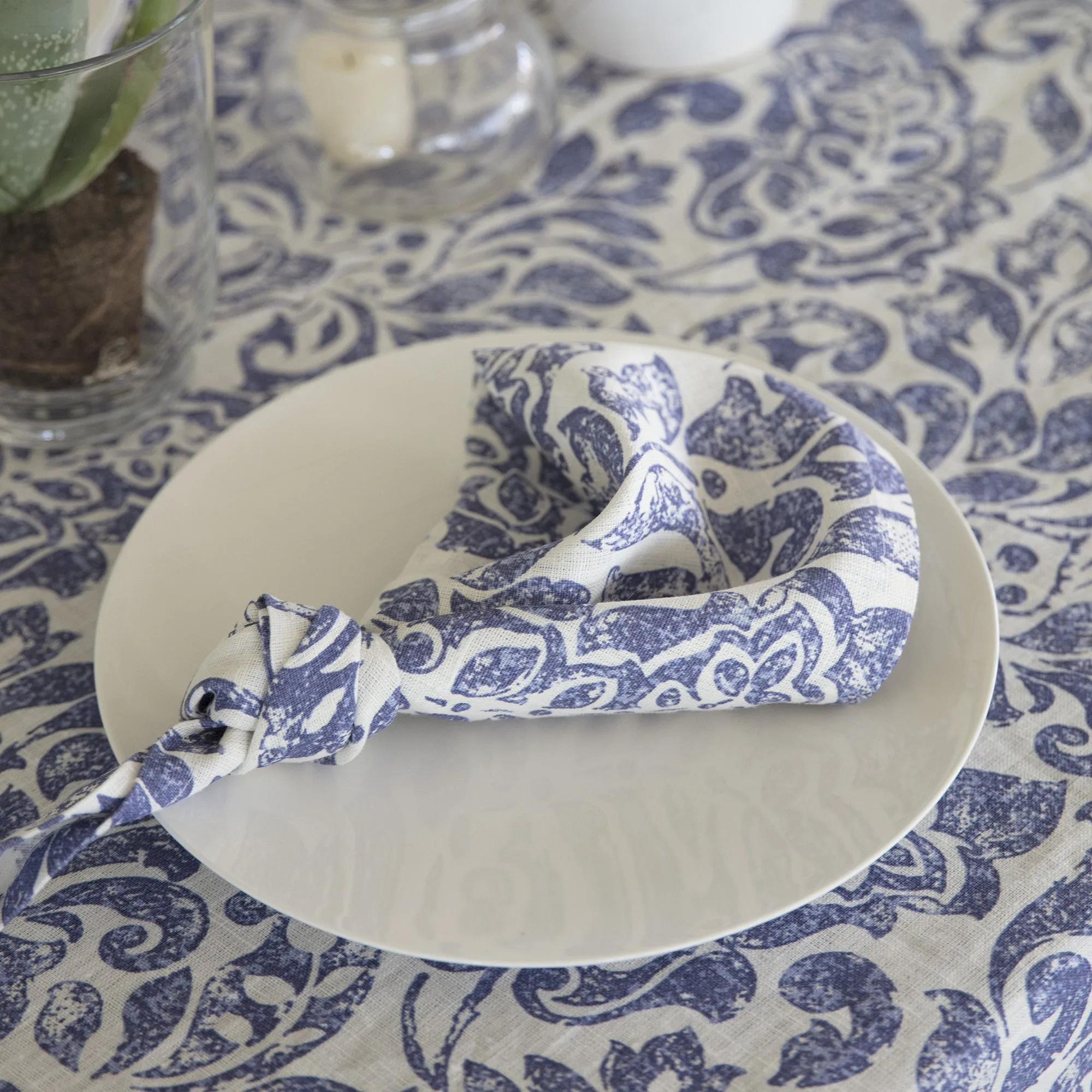 Santorini Napkins, S/4