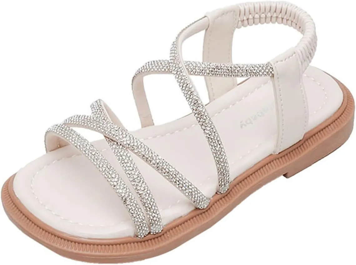 School Shoes for Girls Mesh Design Sandals Flat Sandals Summer Dress Shoe Casual Fashion Size 5 Toddler Girl Shoes