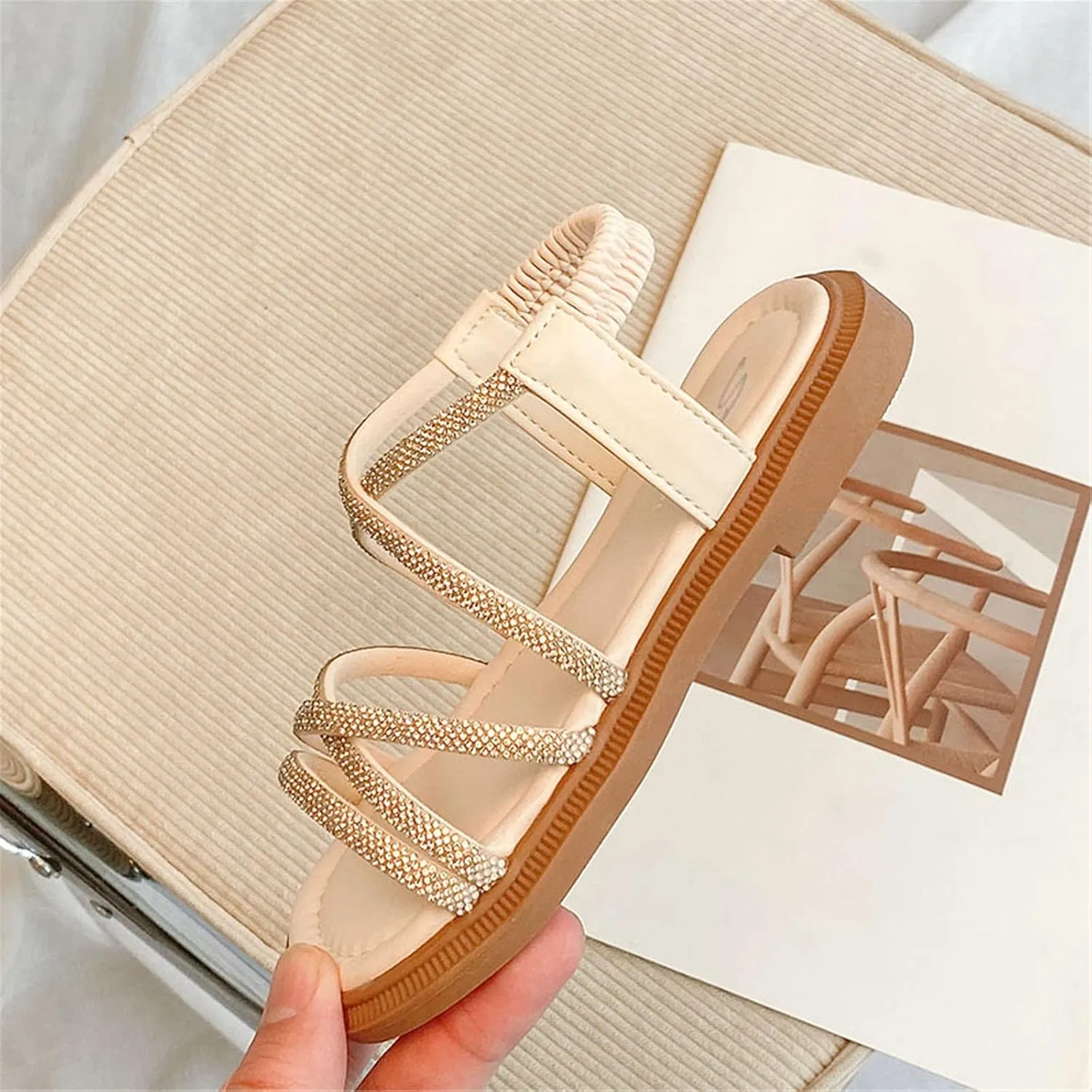 School Shoes for Girls Mesh Design Sandals Flat Sandals Summer Dress Shoe Casual Fashion Size 5 Toddler Girl Shoes