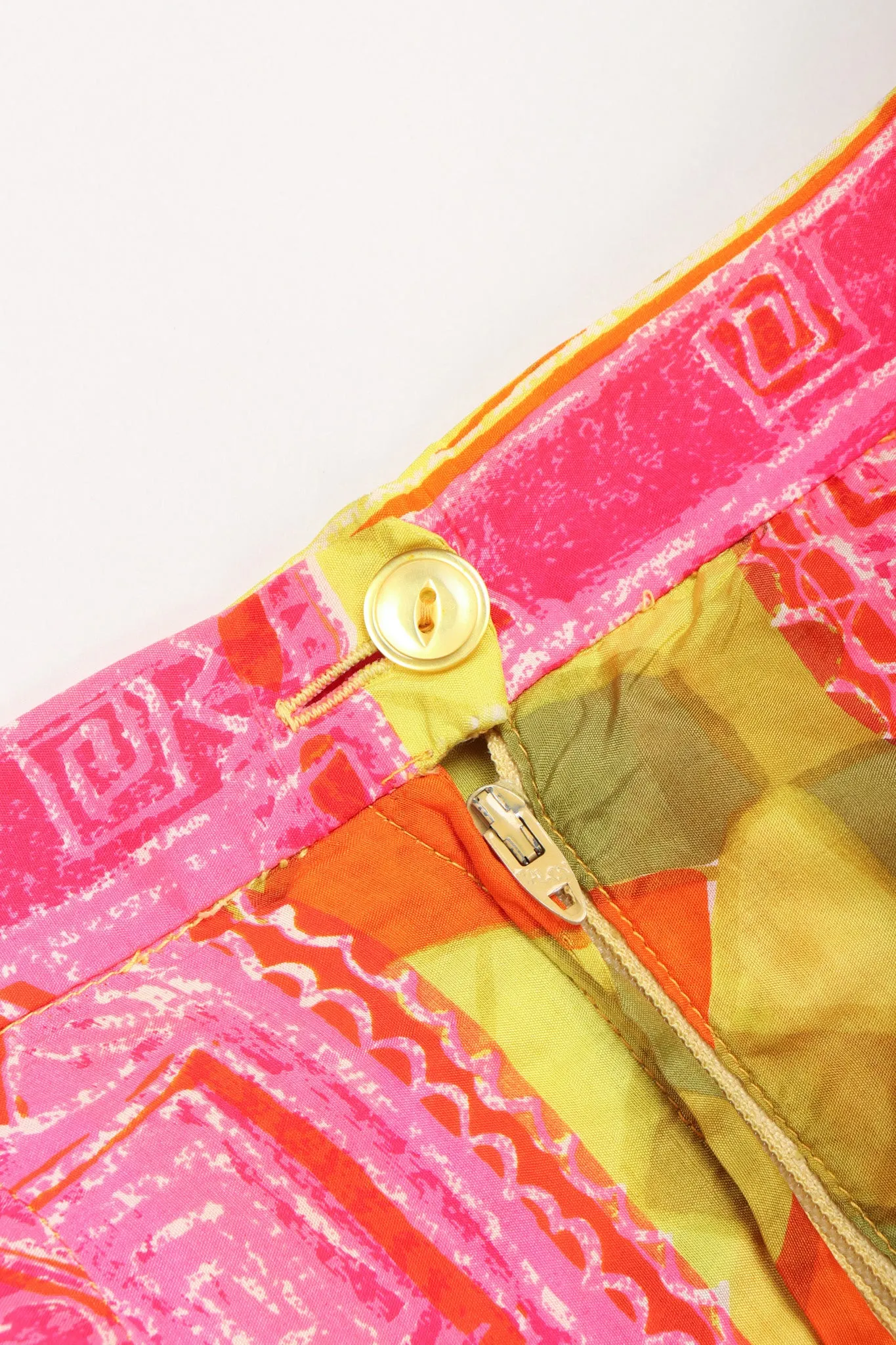 Silk Tiki Rose Top & Skirt Set