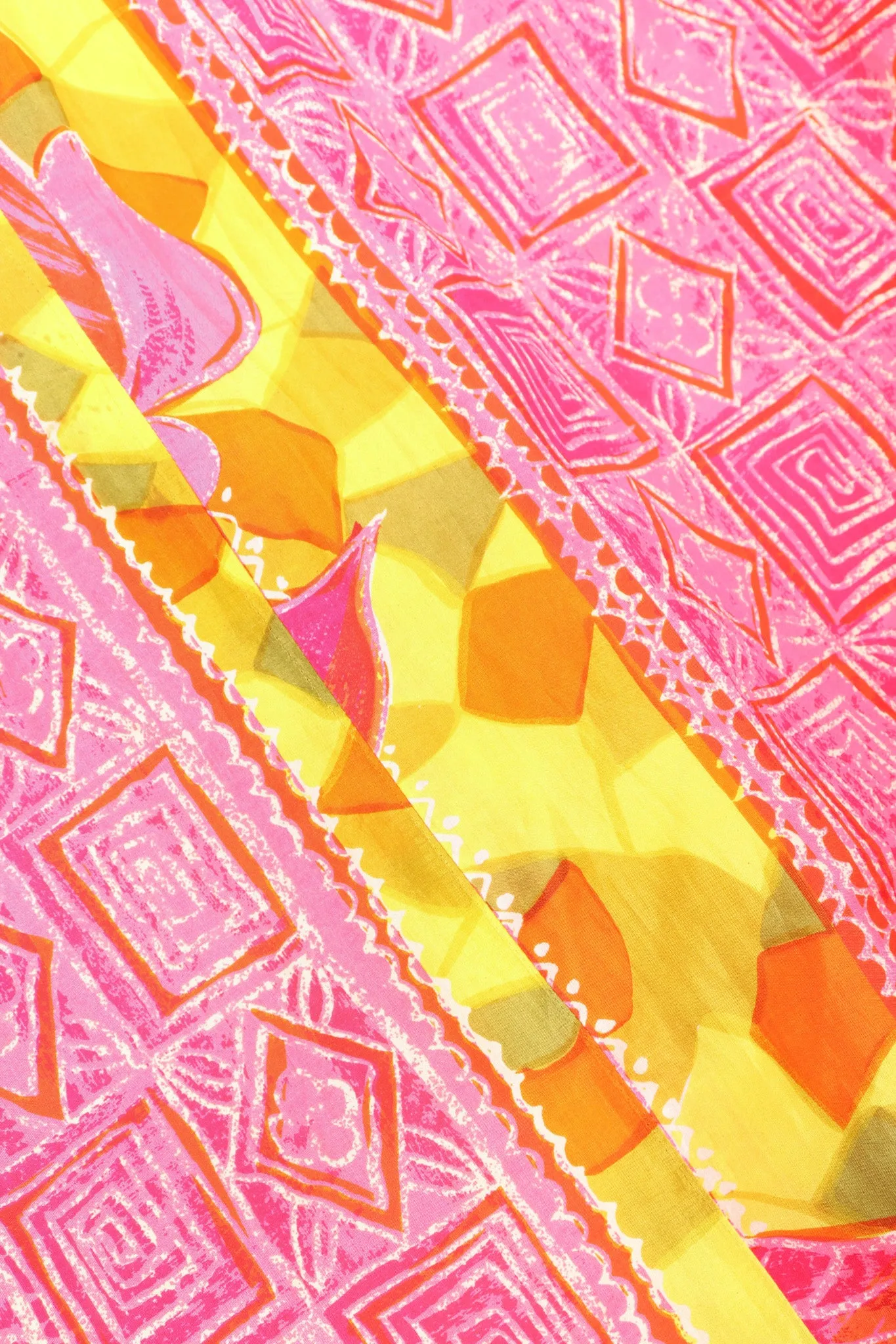 Silk Tiki Rose Top & Skirt Set
