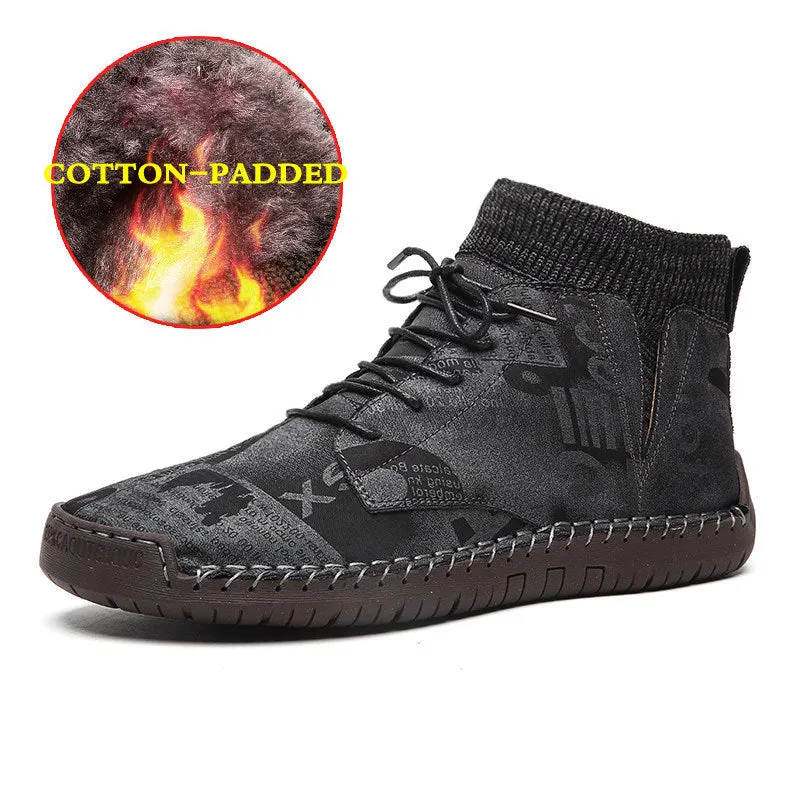 Socks high-top shoes men - GlamzLife