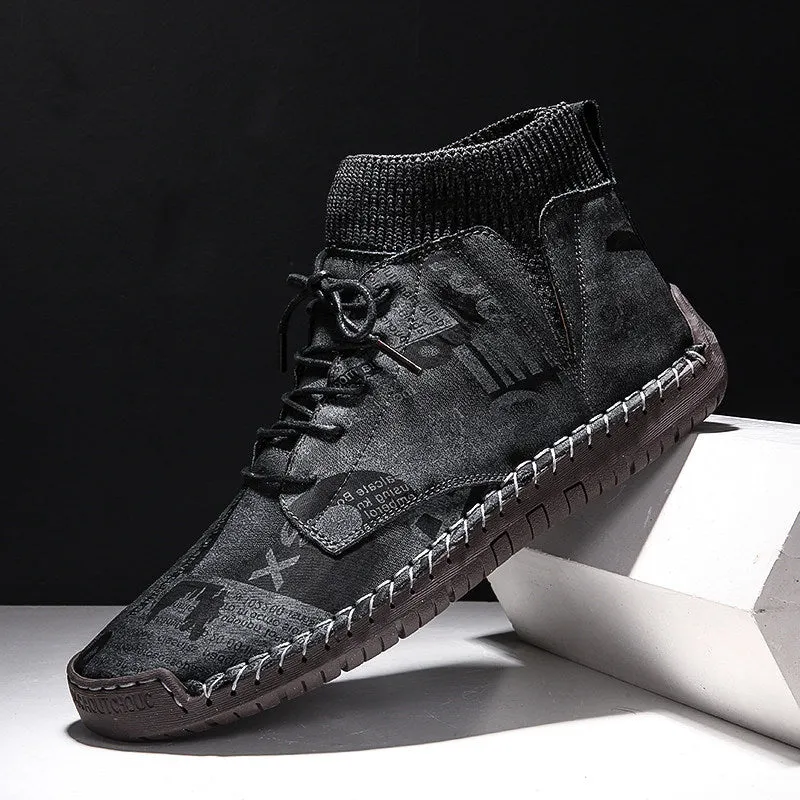 Socks high-top shoes men - GlamzLife