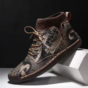 Socks high-top shoes men - GlamzLife