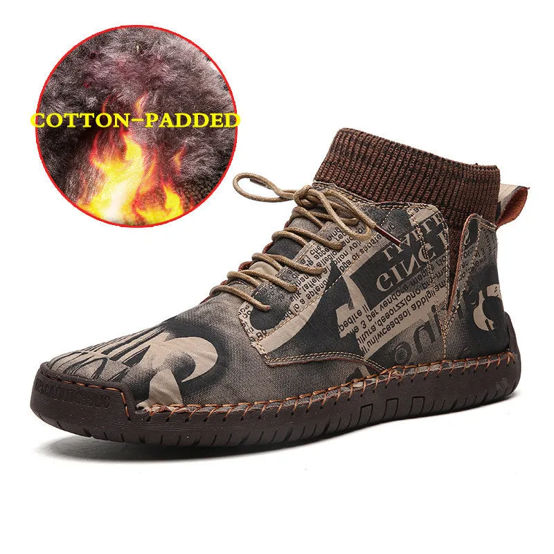 Socks high-top shoes men - GlamzLife