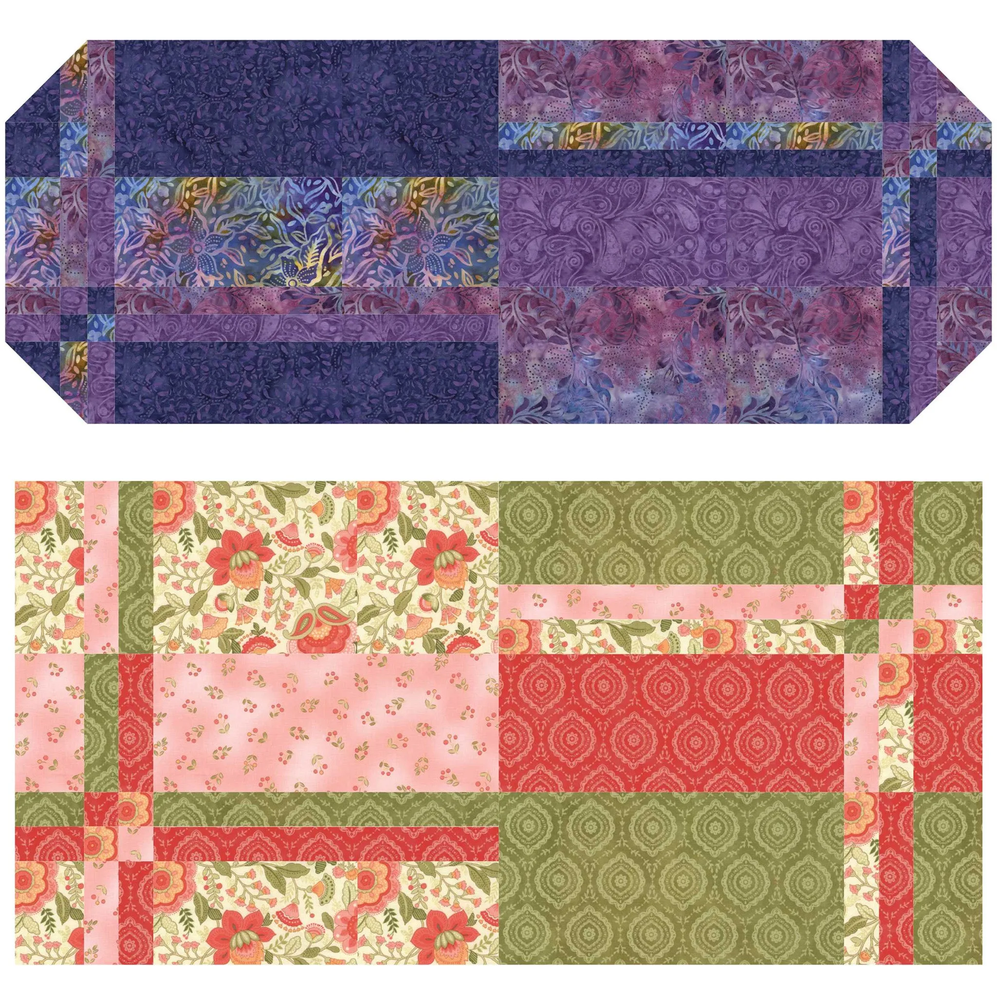 Stack Four Runners Pattern NDD-135 - Paper Pattern