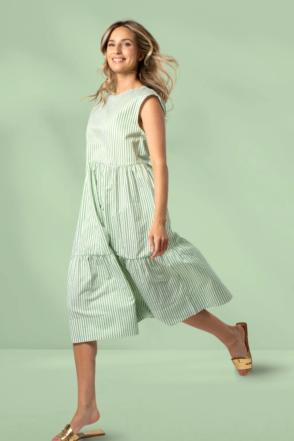 Stella and Gemma Rania Dress Apple Stripe