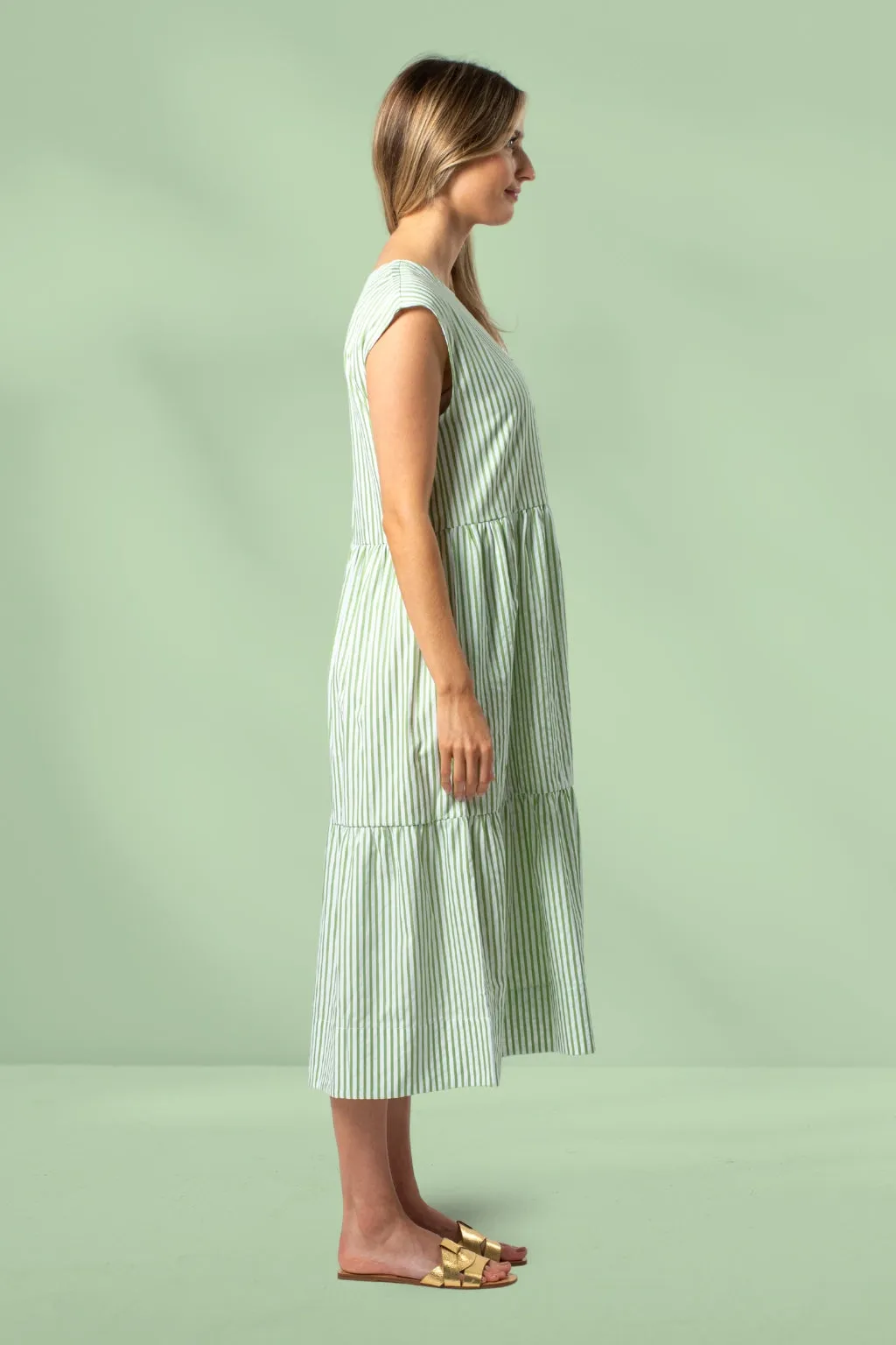 Stella and Gemma Rania Dress Apple Stripe