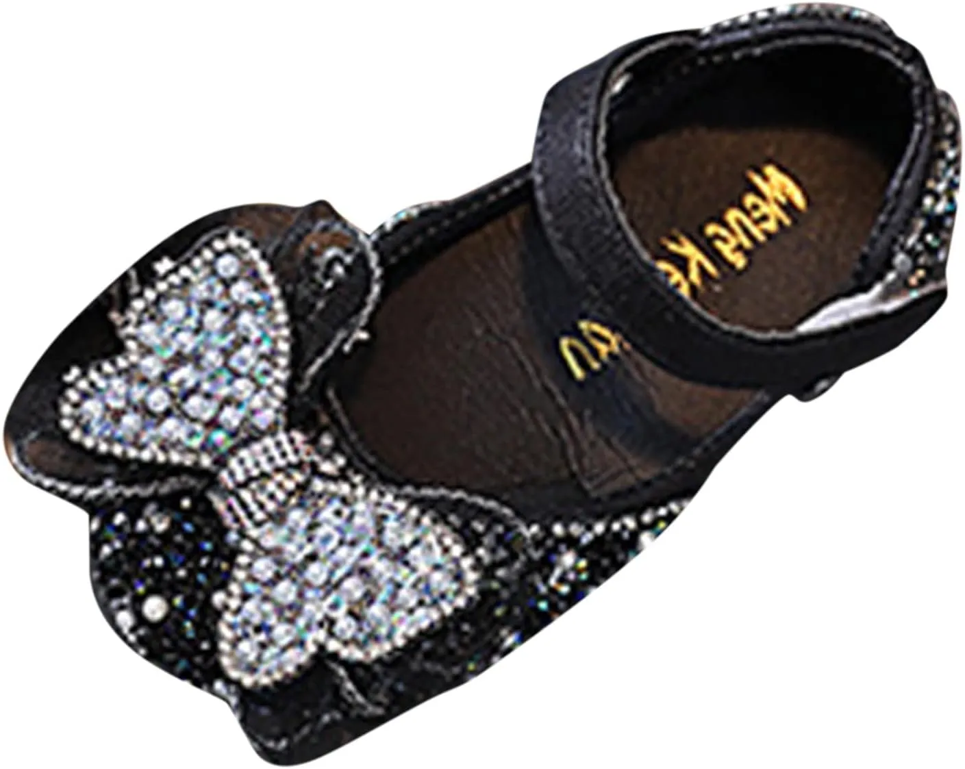 Summer Girls Dance Shoes Princess Dress Performance Shoes Pearl Sequin Ribbon Bow Light Girls Booties Size 11