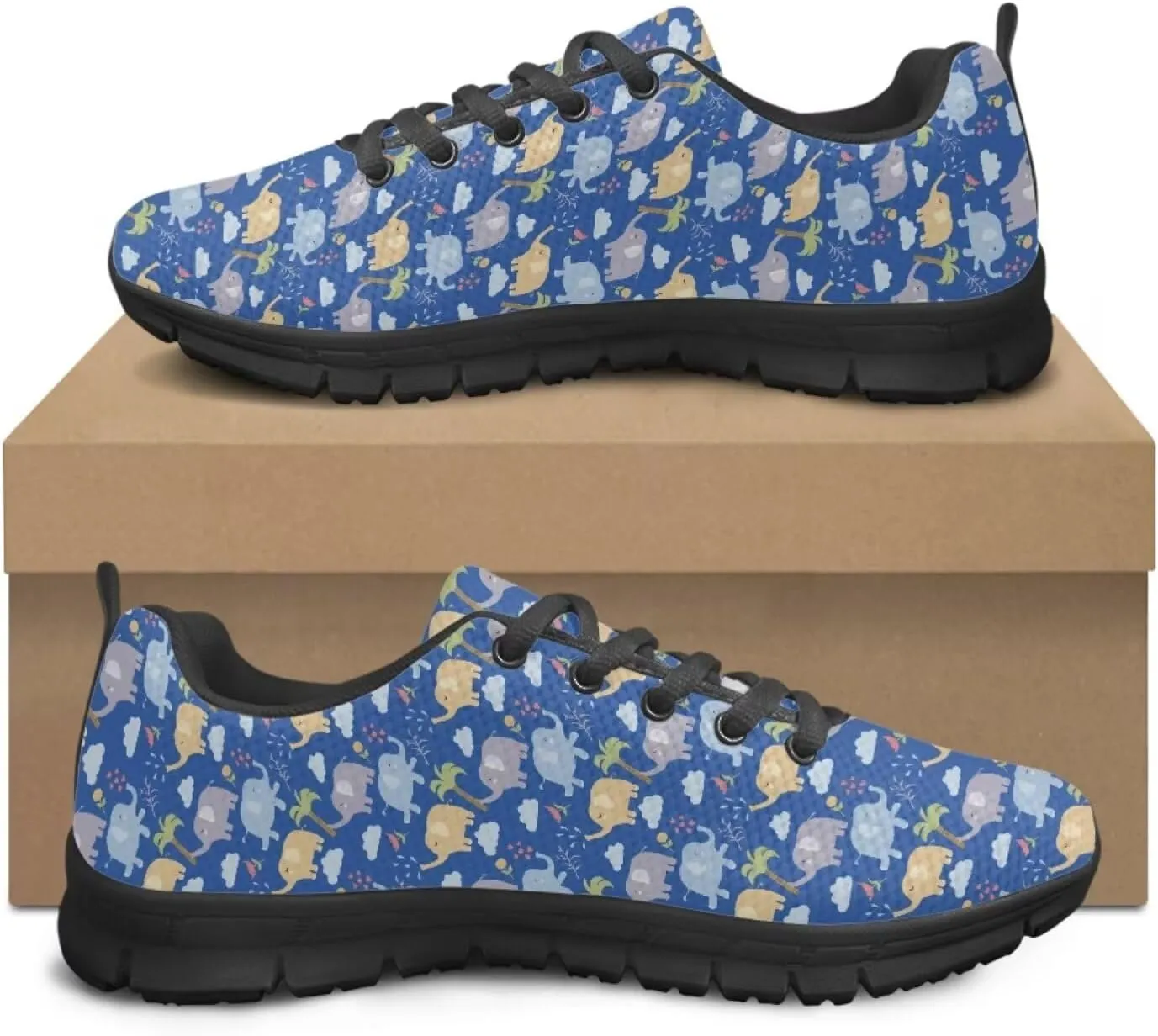 SYtrade Womens Slip On Running Shoes Lace-up Athletic Tennis Sneaker
