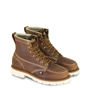 Thorogood Men's 6" Crazy Horse Moc Steel Toe Work Boot