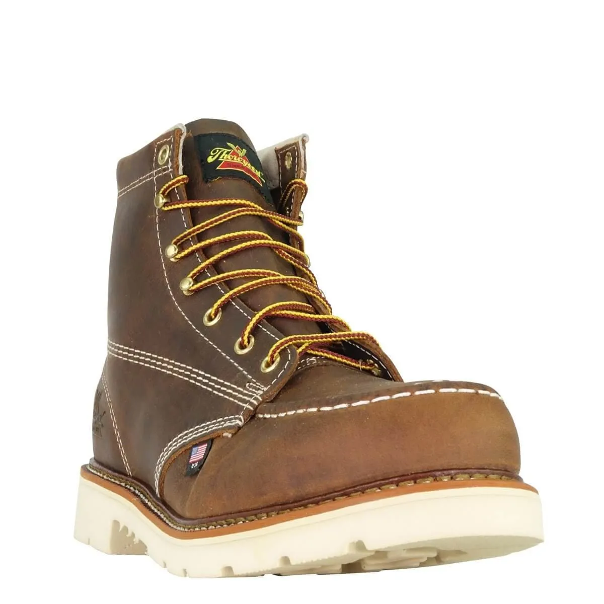 Thorogood Men's 6" Crazy Horse Moc Steel Toe Work Boot