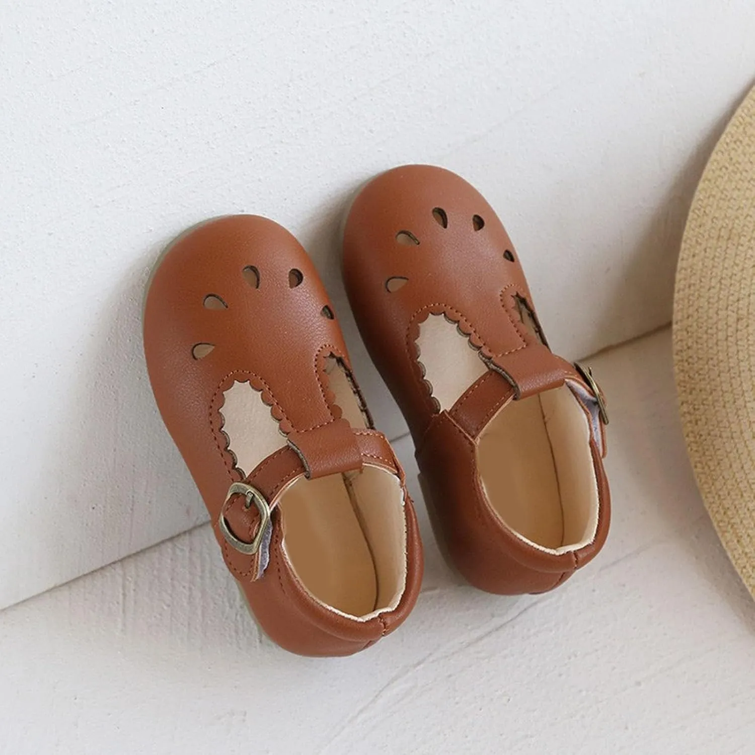 Toddler Girl Mary Jane Dress Shoes Ballet Flats Flower Girl Shoes School Oxford Flats for Girl Party Shoes
