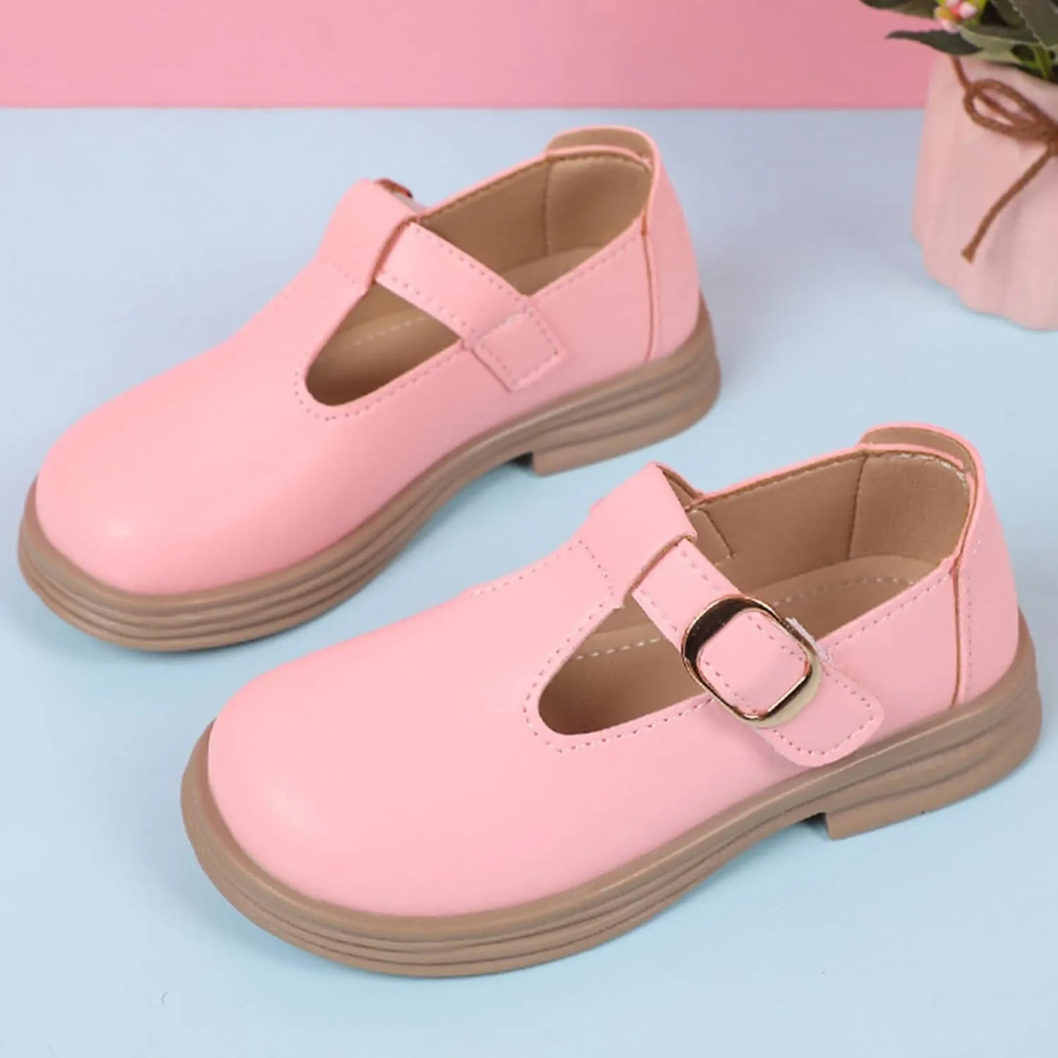 Toddler Girl Mary Jane Dress Shoes School Oxford Flats for Girl Party Shoes Wedding Uniform Platform Shoes