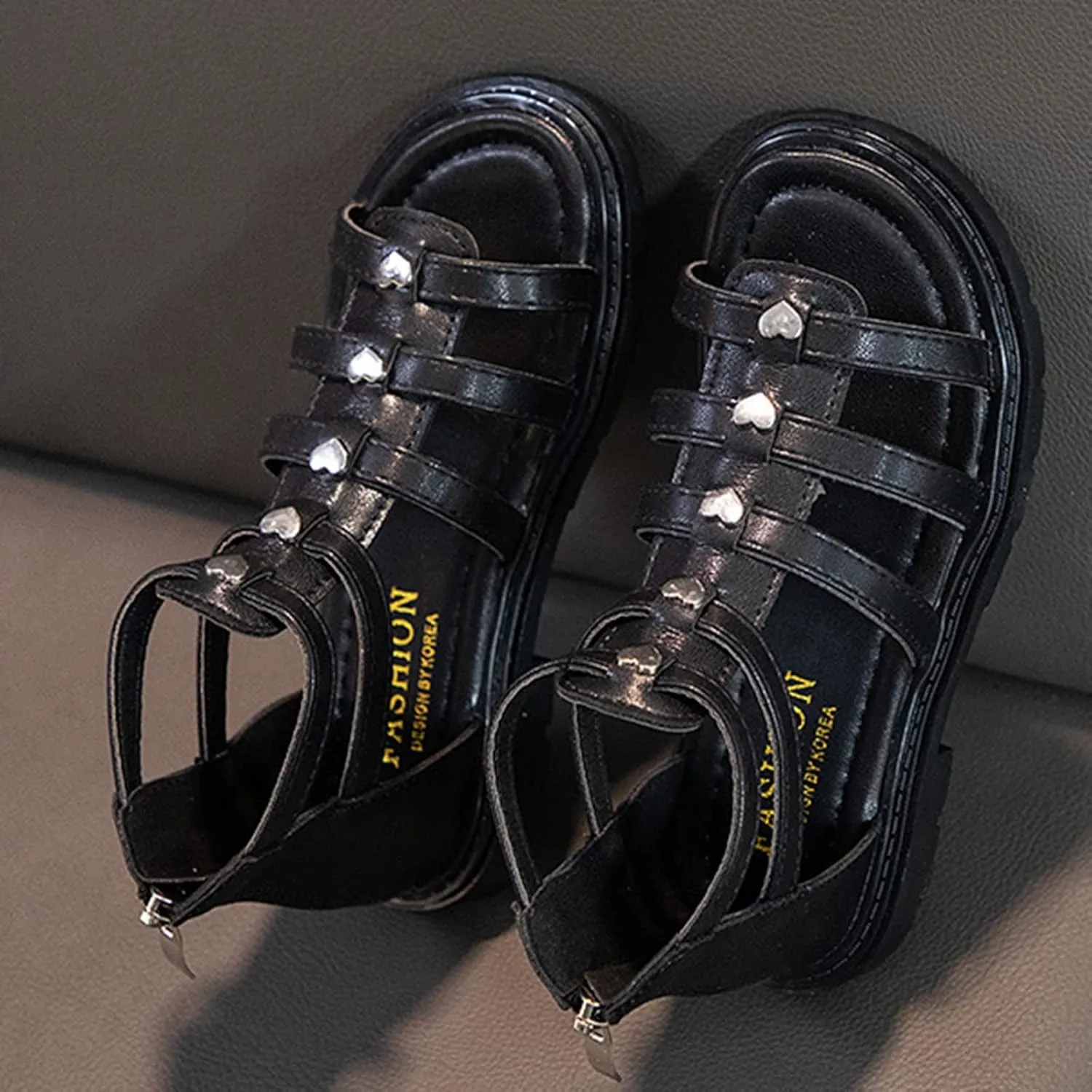 Toddler Girl Shoes Size 5 Flat Princess Top Sandals Fashion Roman Sandals Girl Shoes Toddler Clogs