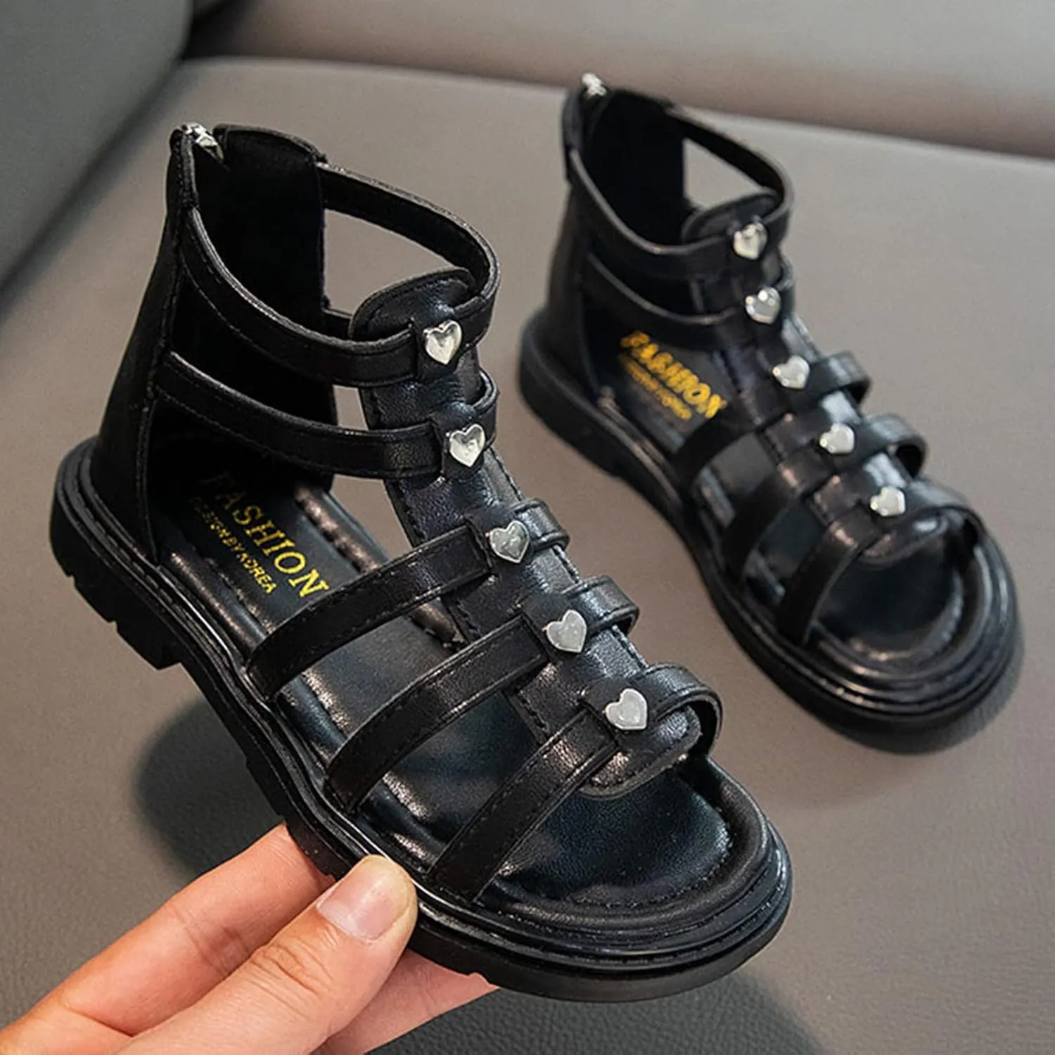 Toddler Girl Shoes Size 5 Flat Princess Top Sandals Fashion Roman Sandals Girl Shoes Toddler Clogs