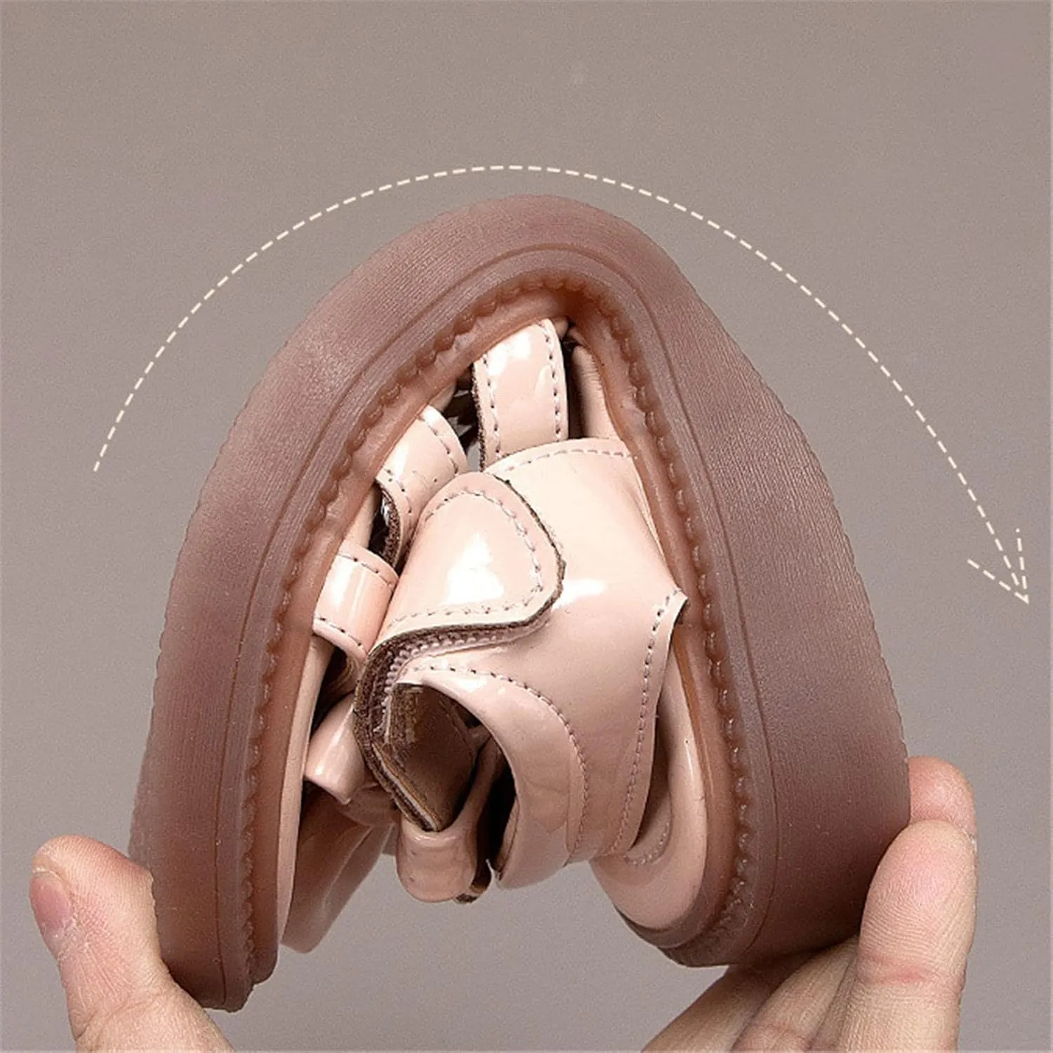 Toddler Lats Girls Sandals Bow Design Princess Shoes Dress Flat Shoes Toddler/Little Child/Big Kids Slippers Size 6