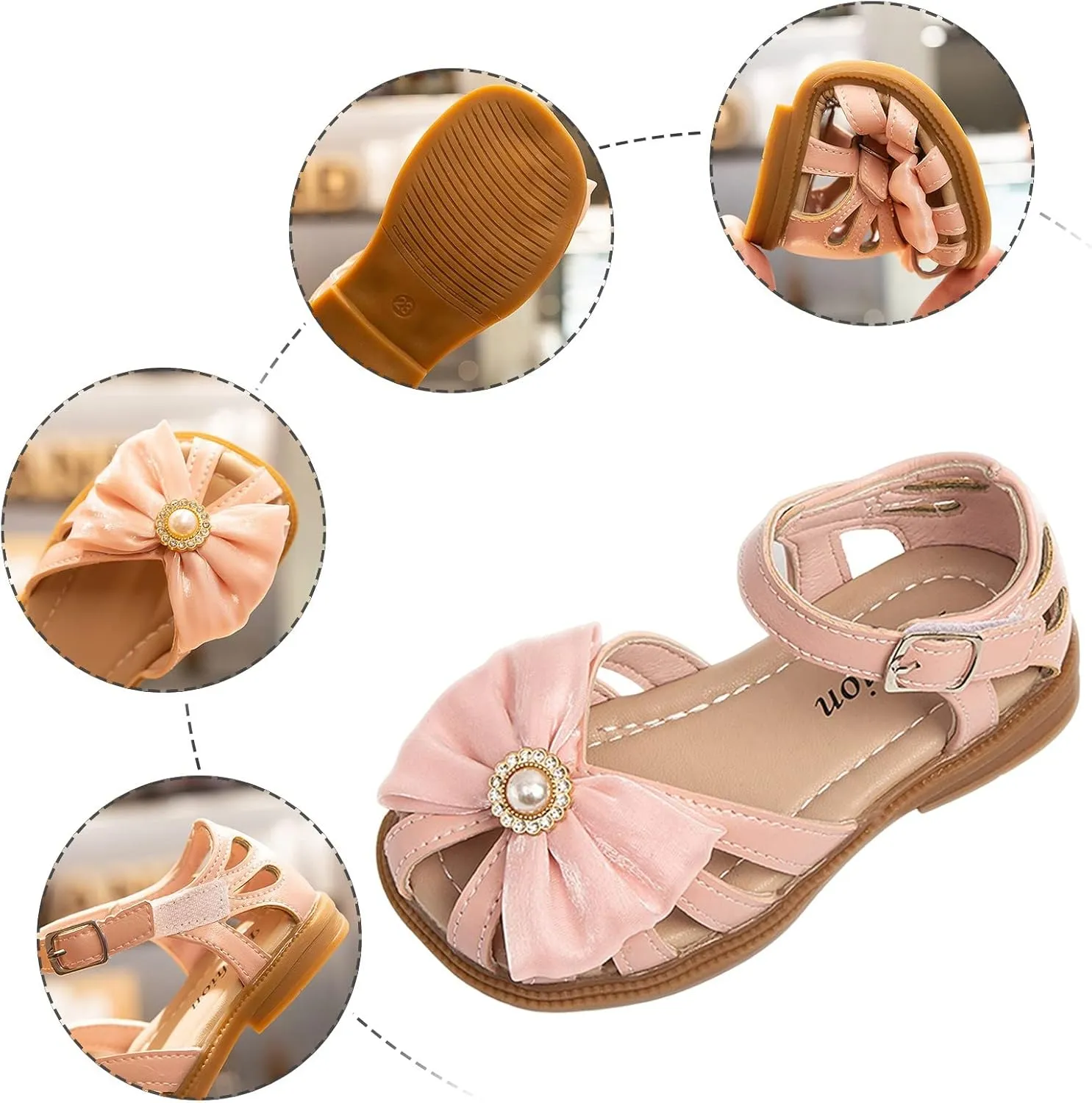 Toddler Sandals Flat Sandals Hollow Beach Shoes Fashion Soft Sole Girls Boys Casual Sandal Infant Shoes