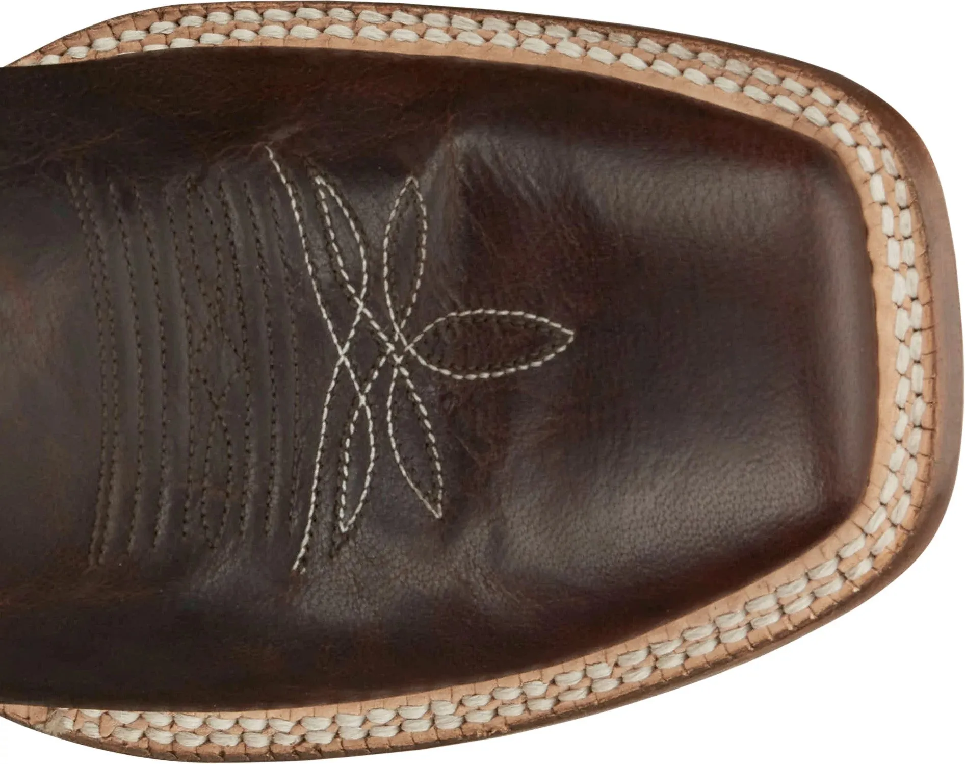 Tony Lama Men's 11" Jinglebob Cognac Pull-On Square Toe Western Boots