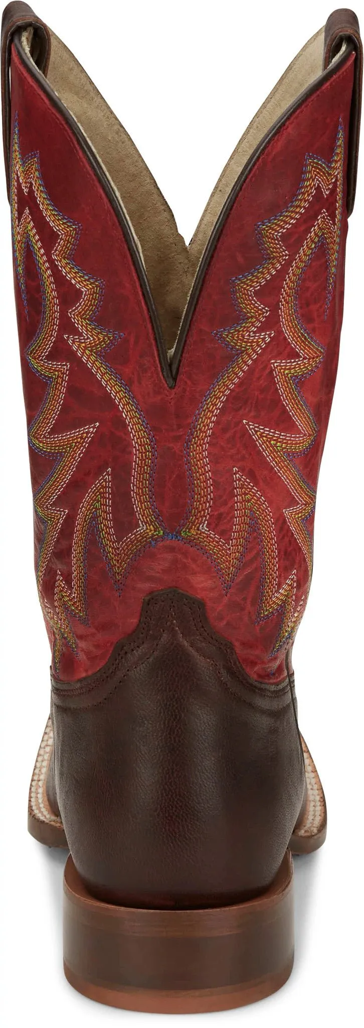 Tony Lama Men's 11" Jinglebob Cognac Pull-On Square Toe Western Boots