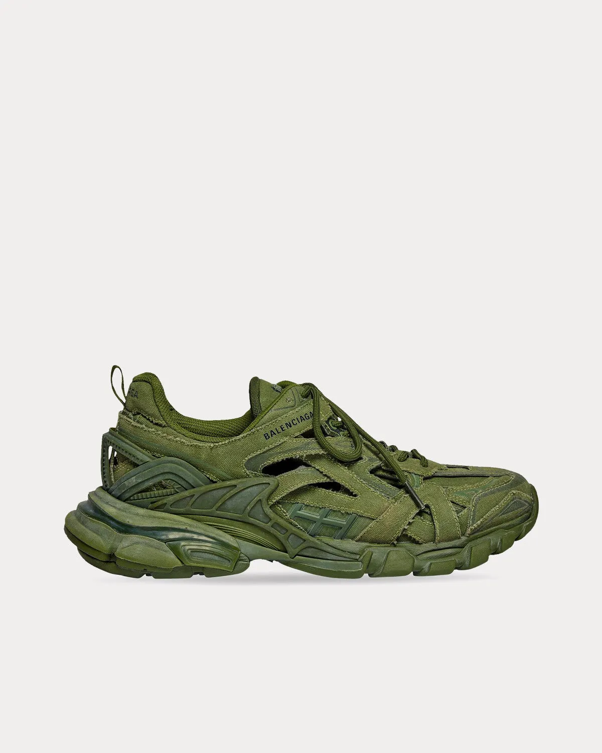 Track.2 Canvas Green Low Top Sneakers