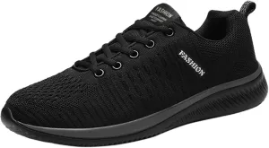 Womens Lace Up Running Shoes Non Slip Walking Shoes Mens Dress Shoes Breathable Ladies Shoes Casual Black Platform Sneaker Platform Tennis Shoe Cross Trainer Shoe