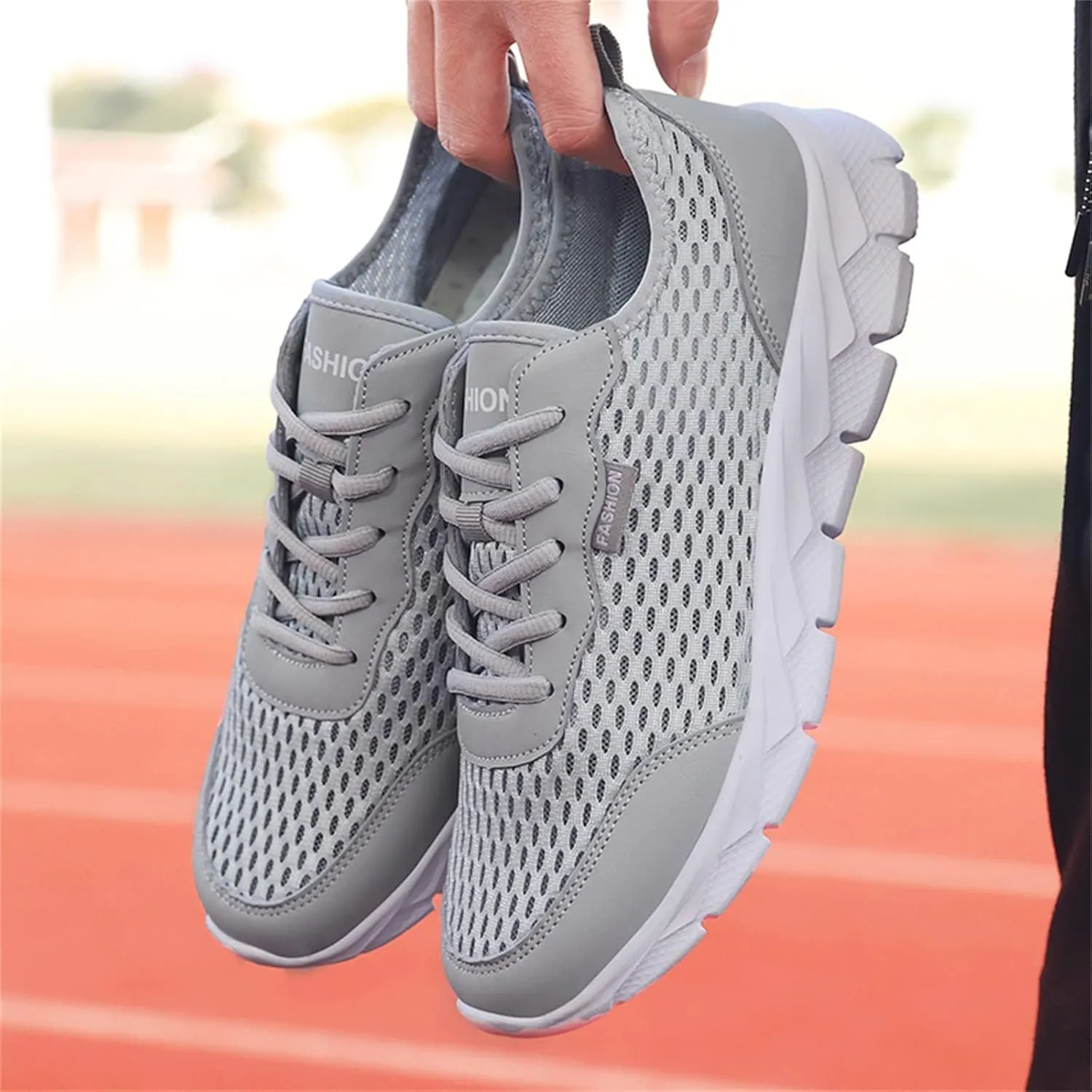 Women's Lace Up Walking Shoes Running Comfortable Tennis Womens Tennis Shoes Mesh Men Shoes Casual White Platform Sneakers Waterproof Tennis Shoe Cross Trainer Shoe