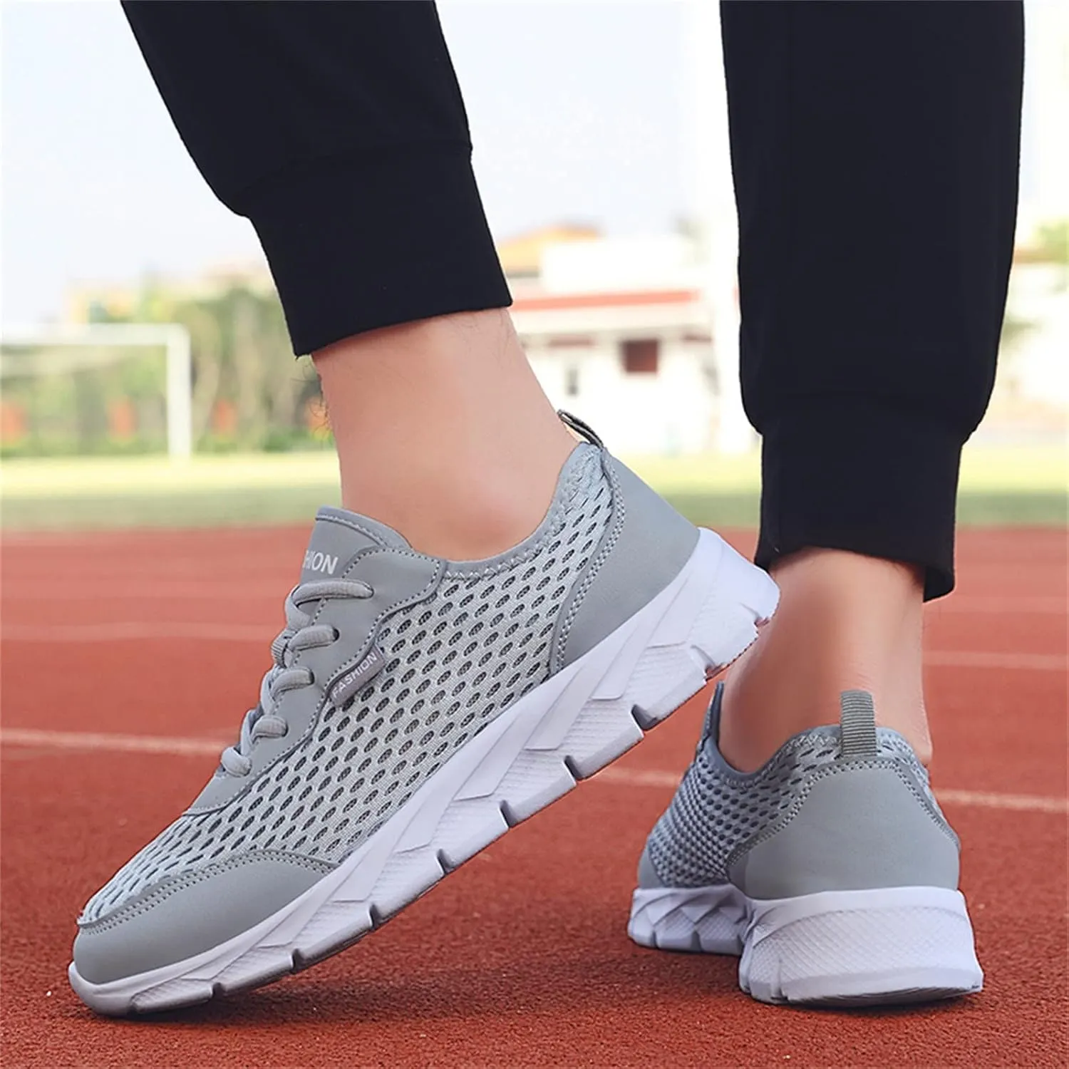 Women's Lace Up Walking Shoes Running Comfortable Tennis Womens Tennis Shoes Mesh Men Shoes Casual White Platform Sneakers Waterproof Tennis Shoe Cross Trainer Shoe