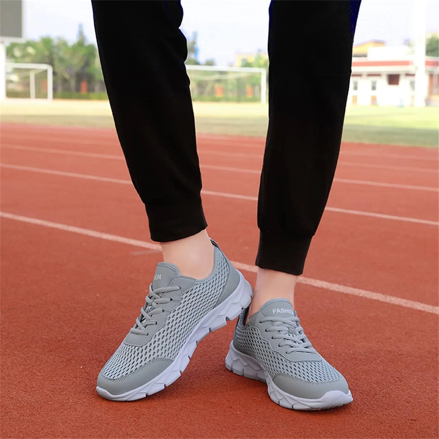 Women's Lace Up Walking Shoes Running Comfortable Tennis Womens Tennis Shoes Mesh Men Shoes Casual White Platform Sneakers Waterproof Tennis Shoe Cross Trainer Shoe